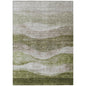 Louisa Green Washable Indoor - Outdoor Rug - LOOMLAN - LOOMLAN Rugs - Outdoor Rugs