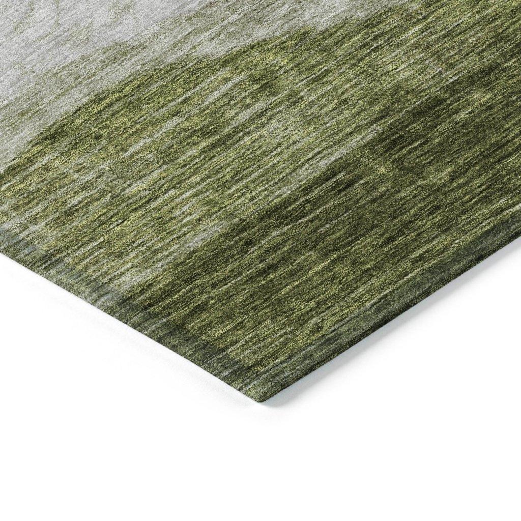Louisa Green Washable Indoor - Outdoor Rug - LOOMLAN - LOOMLAN Rugs - Outdoor Rugs