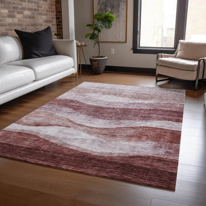 Louisa Pink Washable Indoor - Outdoor Rug - LOOMLAN - LOOMLAN Rugs - Outdoor Rugs