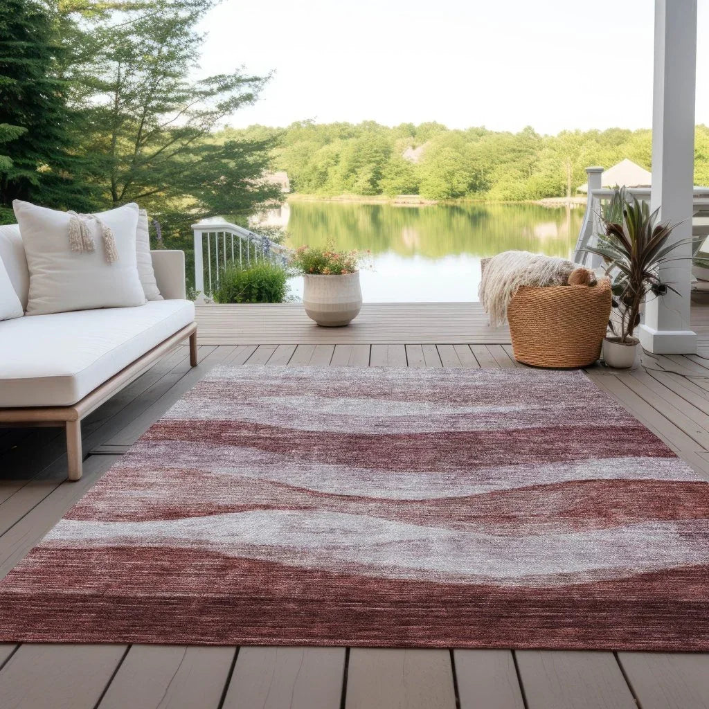 Louisa Pink Washable Indoor - Outdoor Rug - LOOMLAN - LOOMLAN Rugs - Outdoor Rugs