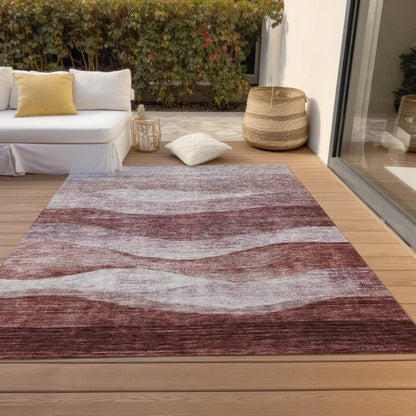 Louisa Pink Washable Indoor - Outdoor Rug - LOOMLAN - LOOMLAN Rugs - Outdoor Rugs