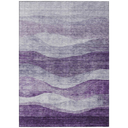 Louisa Purple Washable Indoor - Outdoor Rug - LOOMLAN - LOOMLAN Rugs - Outdoor Rugs