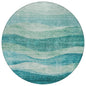 Louisa Teal Washable Indoor - Outdoor Rug - LOOMLAN - LOOMLAN Rugs - Outdoor Rugs