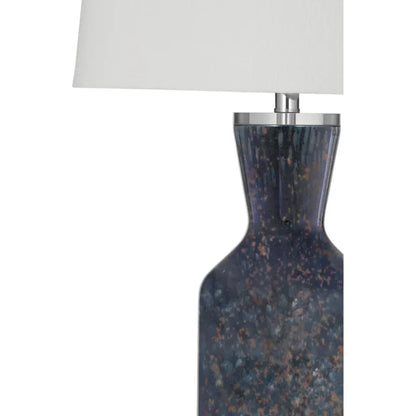 Loundes Blue Art Glass Table Lamp - LOOMLAN - Bassett Mirror - Table Lamps