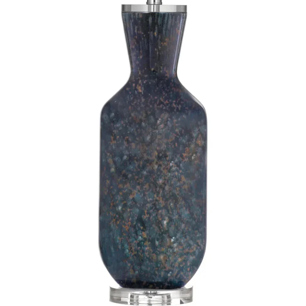 Loundes Blue Art Glass Table Lamp - LOOMLAN - Bassett Mirror - Table Lamps