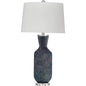 Loundes Blue Art Glass Table Lamp - LOOMLAN - Bassett Mirror - Table Lamps