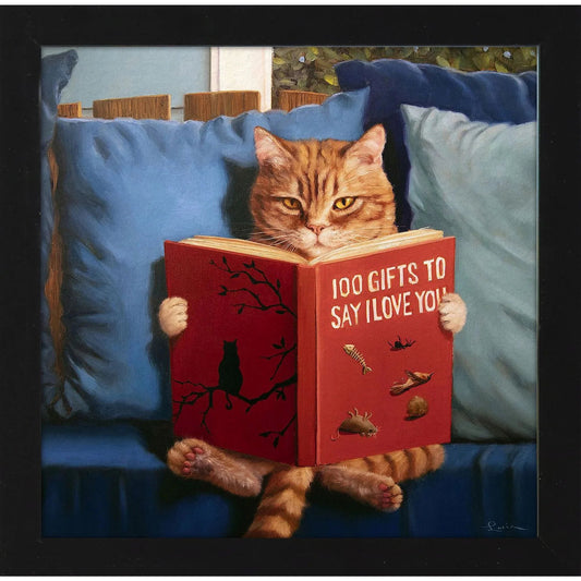 Love Language Red Framed Wall Art