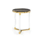 Lovelock Acrylic Made Round Side Table - LOOMLAN - Chelsea House - Side Tables