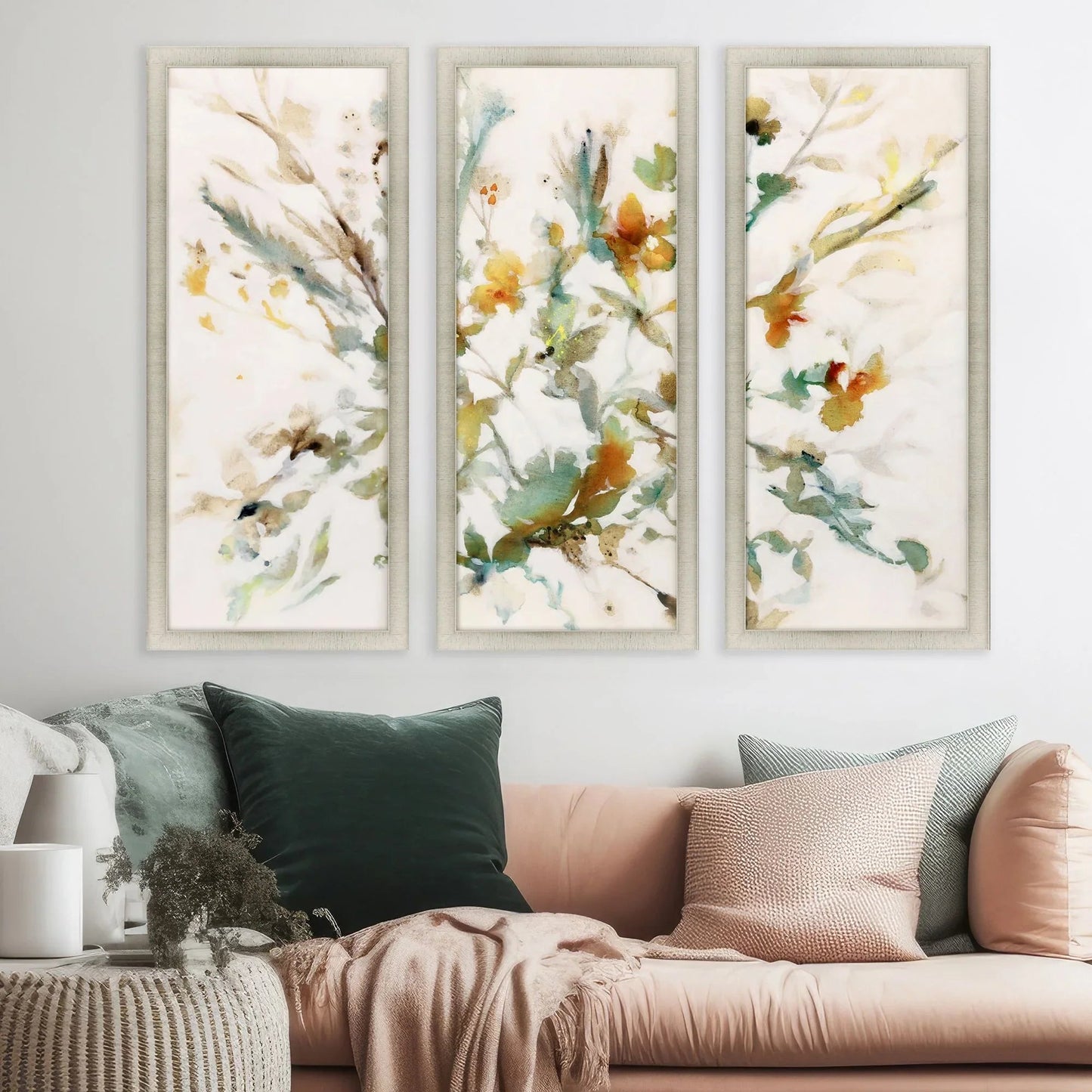 Lovely Place To Be Green Framed Wall Art