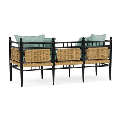 Low Country 3-Seat Garden Bench-Outdoor Benches-Lloyd Flanders-LOOMLAN