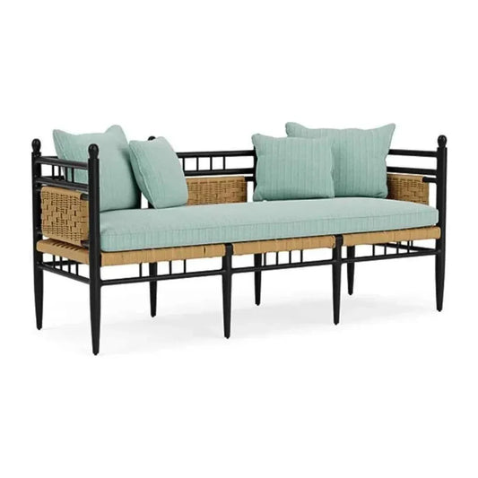 Low Country 3-Seat Garden Bench-Outdoor Benches-Lloyd Flanders-LOOMLAN