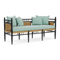 Low Country 3-Seat Garden Bench-Outdoor Benches-Lloyd Flanders-LOOMLAN