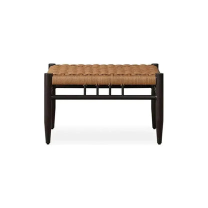 Low Country Cushionless Small Ottoman-Outdoor Ottomans-Lloyd Flanders-LOOMLAN