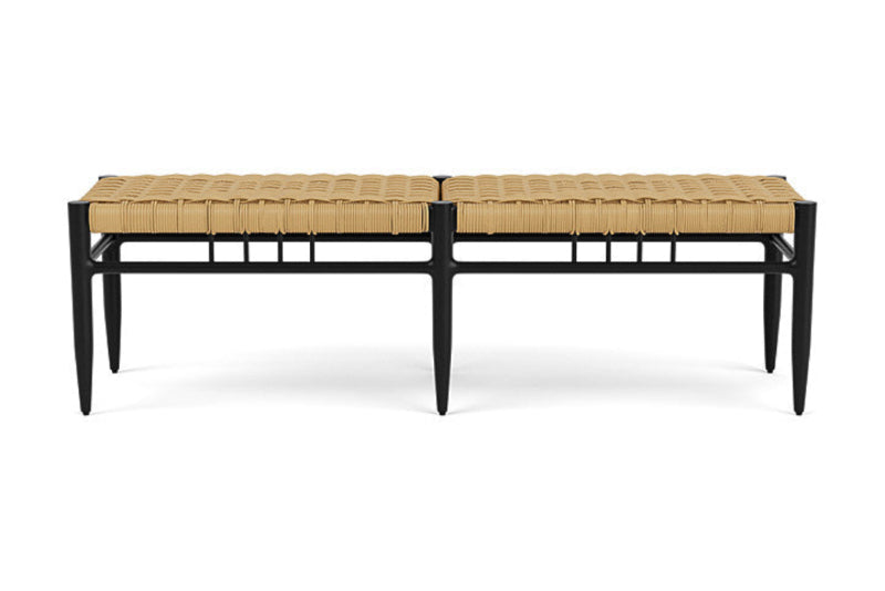 Low Country Dining Bench Premium Wicker Furniture-Outdoor Benches-Lloyd Flanders-LOOMLAN