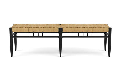 Low Country Dining Bench Premium Wicker Furniture-Outdoor Benches-Lloyd Flanders-LOOMLAN