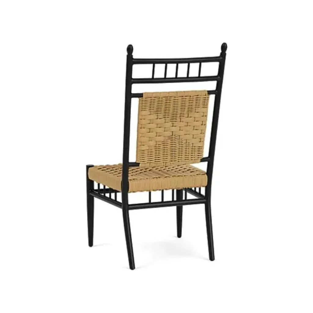 Low Country Dining Chair Premium Wicker Furniture-Outdoor Dining Chairs-Lloyd Flanders-LOOMLAN