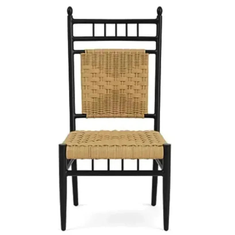 Low Country Dining Chair Premium Wicker Furniture-Outdoor Dining Chairs-Lloyd Flanders-LOOMLAN