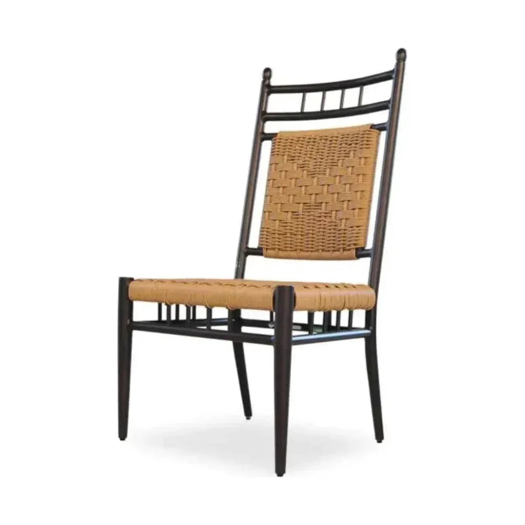 Low Country Dining Chair Premium Wicker Furniture-Outdoor Dining Chairs-Lloyd Flanders-LOOMLAN