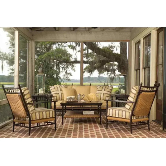 Low Country Lounge Chair Premium Wicker Furniture-Outdoor Lounge Chairs-Lloyd Flanders-LOOMLAN