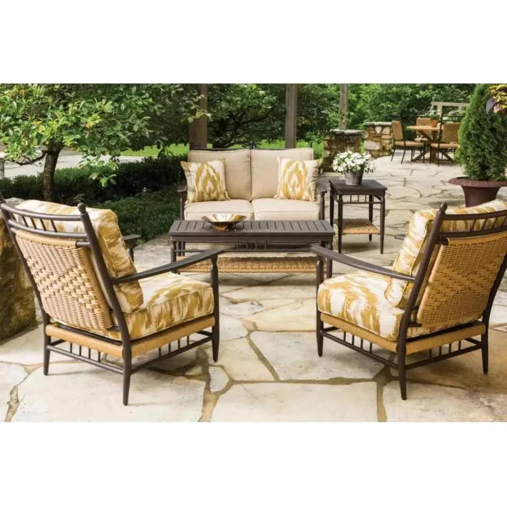 Low Country Lounge Chair Premium Wicker Furniture-Outdoor Lounge Chairs-Lloyd Flanders-LOOMLAN