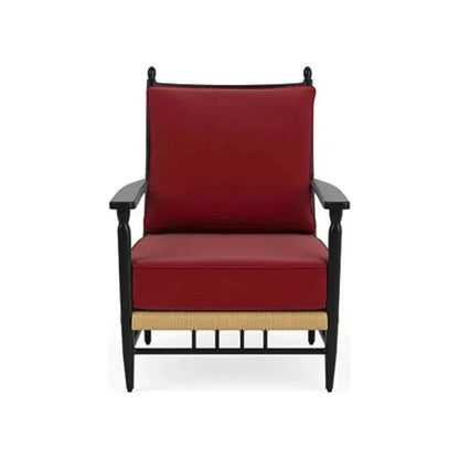 Low Country Lounge Chair Premium Wicker Furniture-Outdoor Lounge Chairs-Lloyd Flanders-LOOMLAN