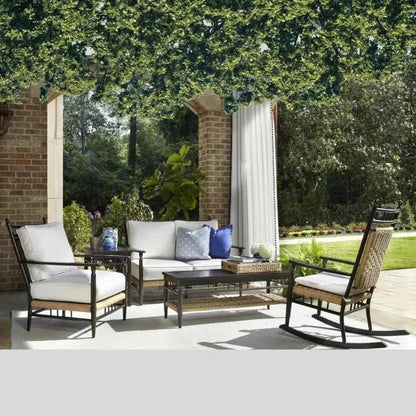 Low Country Loveseat Premium Wicker Furniture - LOOMLAN - Lloyd Flanders - Outdoor Sofas & Loveseats