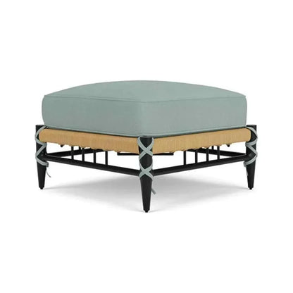Low Country Ottoman Premium Wicker Furniture-Outdoor Ottomans-Lloyd Flanders-LOOMLAN