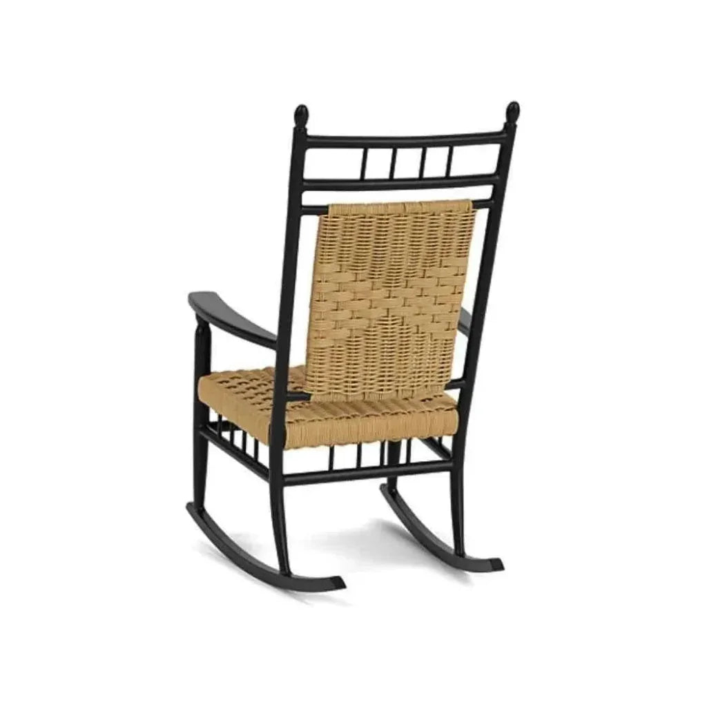 Low Country Porch Rocker Premium Wicker Furniture-Outdoor Lounge Chairs-Lloyd Flanders-LOOMLAN