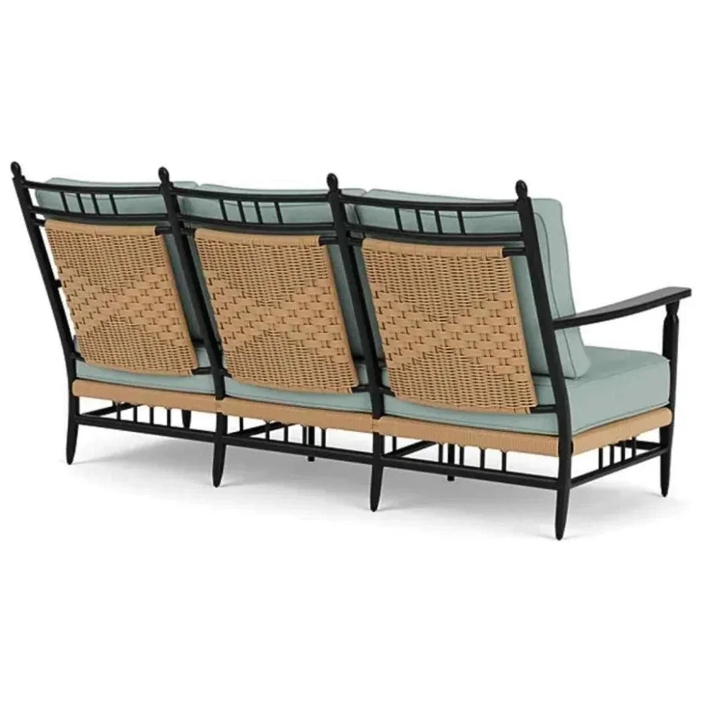 Low Country Sofa Premium Wicker Furniture - LOOMLAN - Lloyd Flanders - Outdoor Sofas & Loveseats