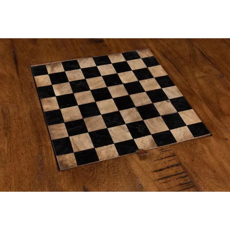 Low Game Table With Four Stools-Game Tables-Sarreid-LOOMLAN