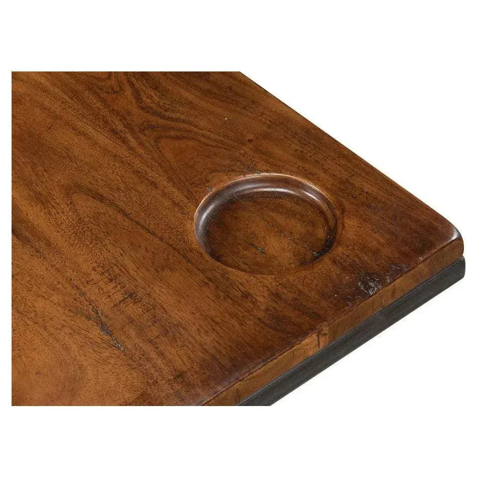 Low Game Table With Four Stools-Game Tables-Sarreid-LOOMLAN