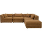 Lowtide Dream Performance Fabric Modular Sectional-Modular Sofas-Moe's Home-Amber Glow-LOOMLAN