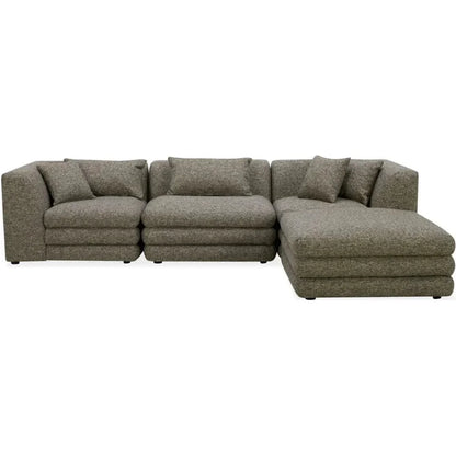 Lowtide Performance Fabric Lounge Modular Sectional-Modular Sofas-Moe's Home-Grey-LOOMLAN