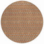 Lozenza Orange Washable Indoor - Outdoor Rug - LOOMLAN - LOOMLAN Rugs - Outdoor Rugs