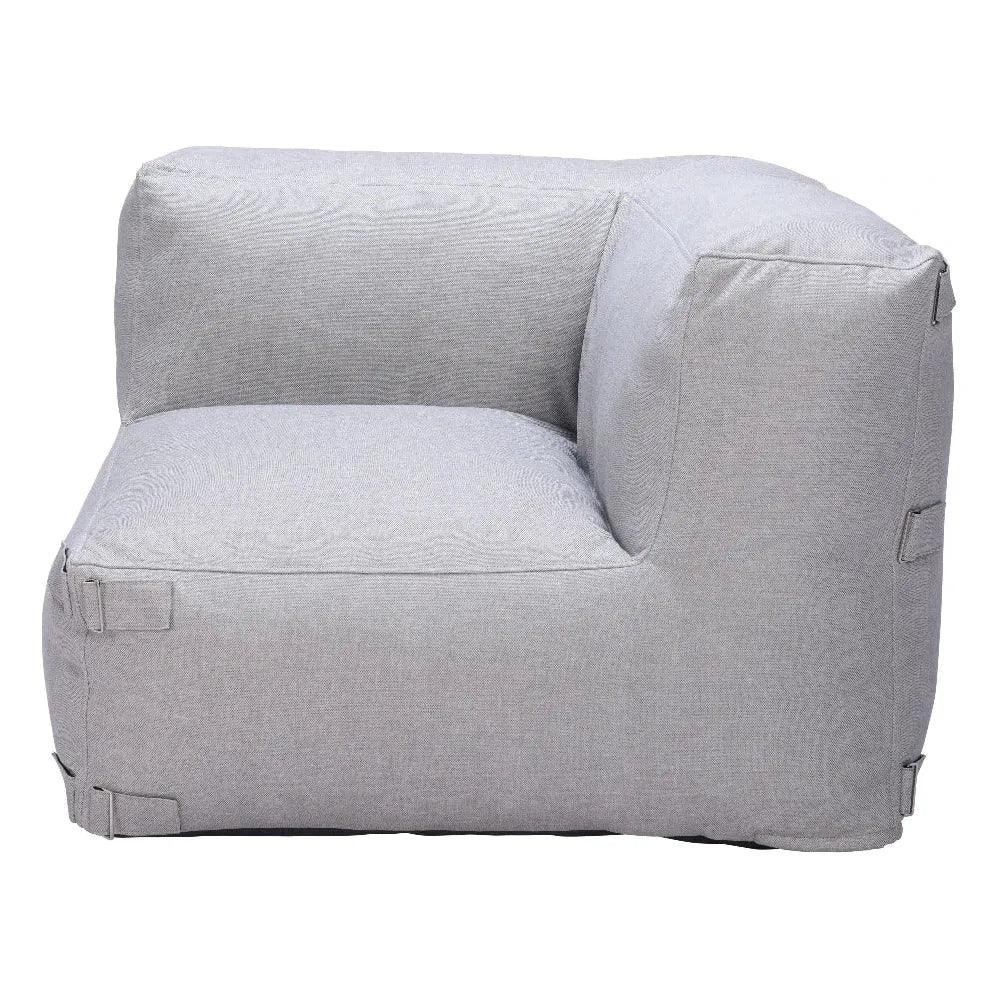Luanda Corner Chair Gray-Outdoor Modulars-Zuo Modern-LOOMLAN