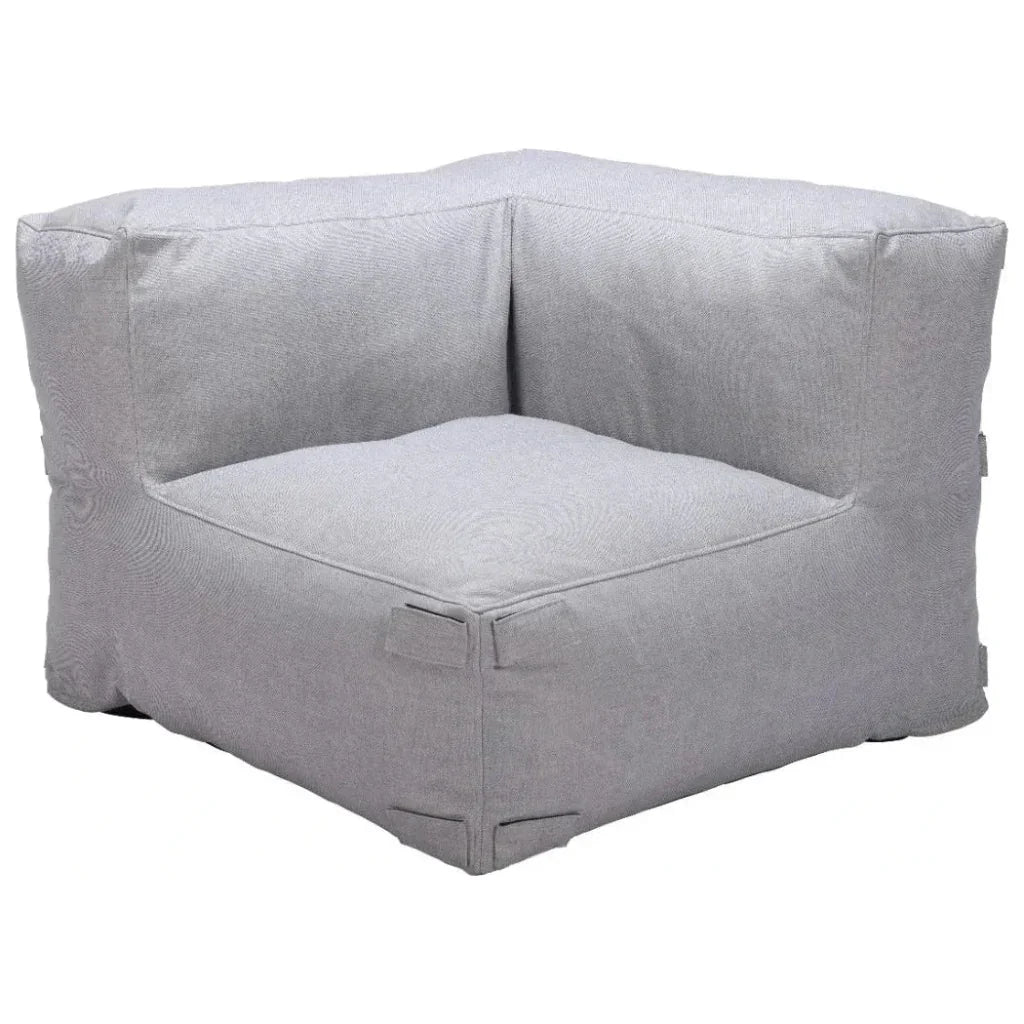 Luanda Corner Chair Gray-Outdoor Modulars-Zuo Modern-LOOMLAN