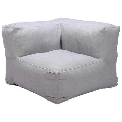 Luanda Corner Chair Gray-Outdoor Modulars-Zuo Modern-LOOMLAN