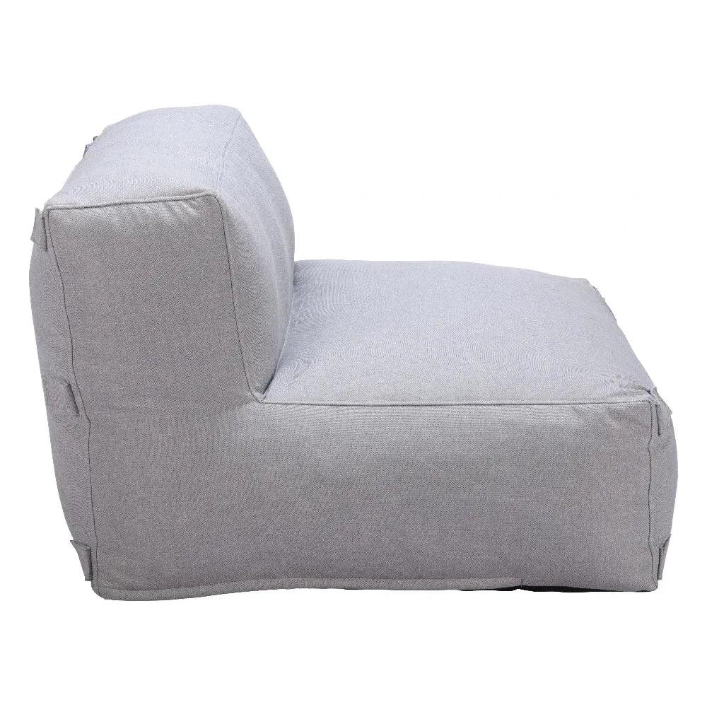 Luanda Middle Chair Gray-Outdoor Modulars-Zuo Modern-LOOMLAN