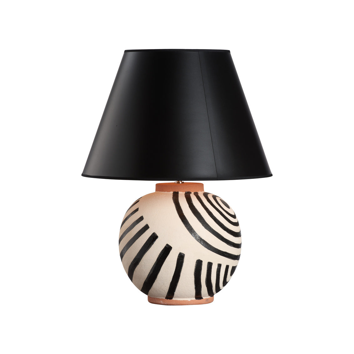 Luca Hand Painted Terracotta Table Lamp