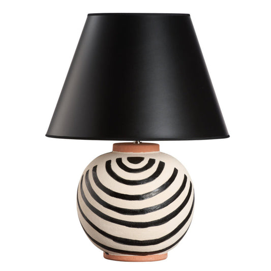 Luca Hand Painted Terracotta Table Lamp