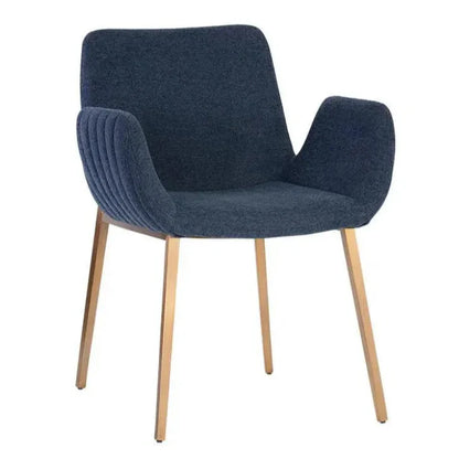 Lucano Fabric Dining Armchair - LOOMLAN - SUNPAN - Dining Chairs
