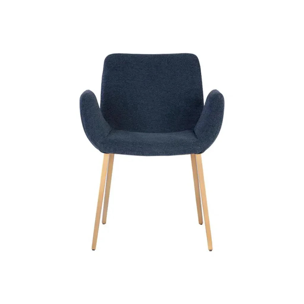 Lucano Fabric Dining Armchair - LOOMLAN - SUNPAN - Dining Chairs