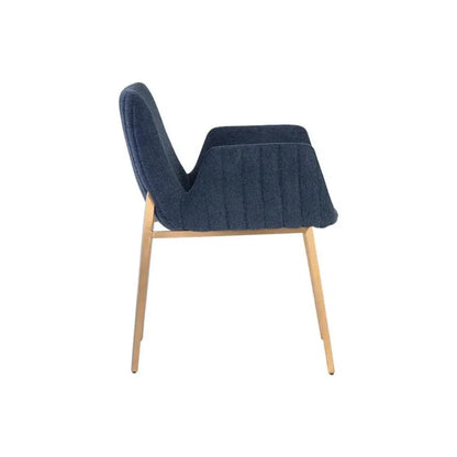 Lucano Fabric Dining Armchair - LOOMLAN - SUNPAN - Dining Chairs