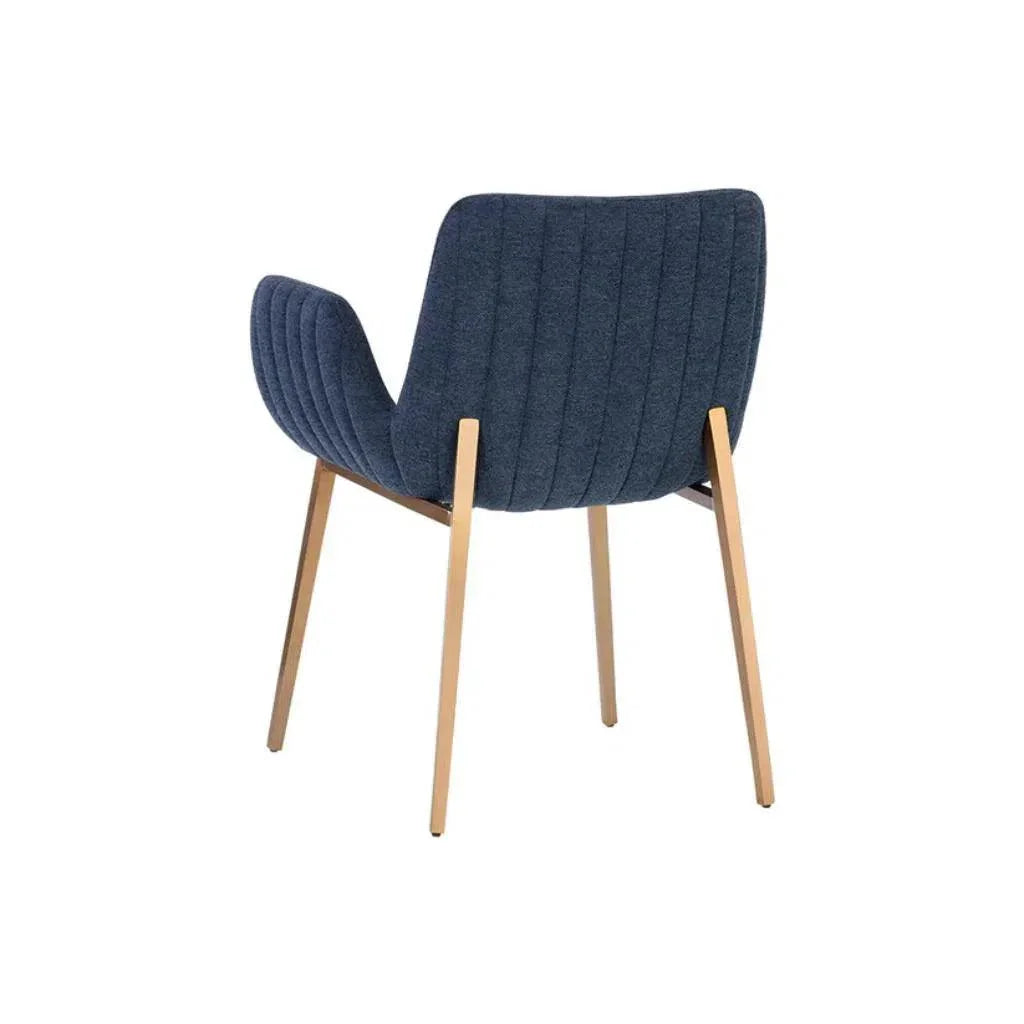 Lucano Fabric Dining Armchair - LOOMLAN - SUNPAN - Dining Chairs