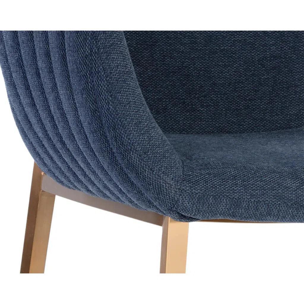 Lucano Fabric Dining Armchair - LOOMLAN - SUNPAN - Dining Chairs