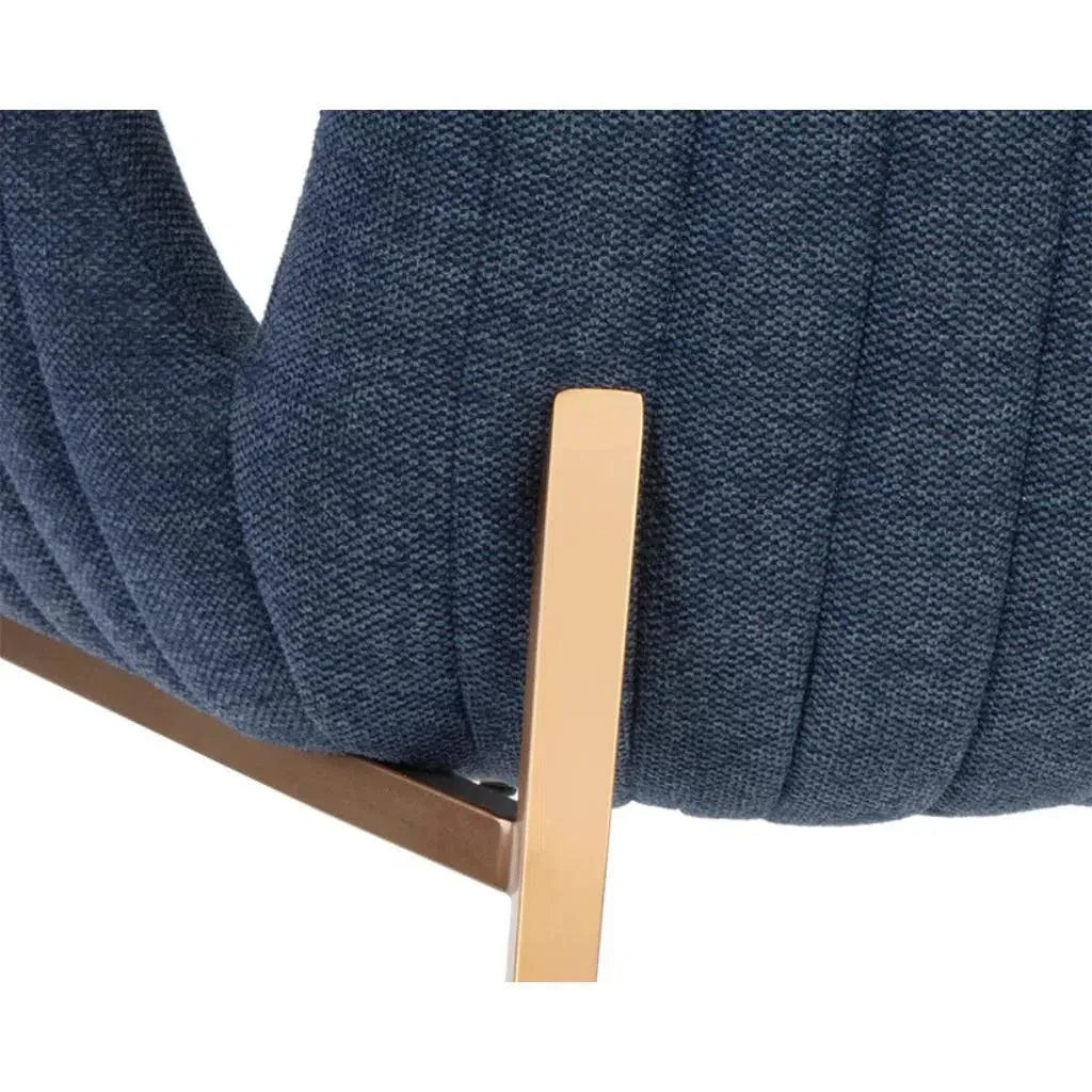 Lucano Fabric Dining Armchair - LOOMLAN - SUNPAN - Dining Chairs