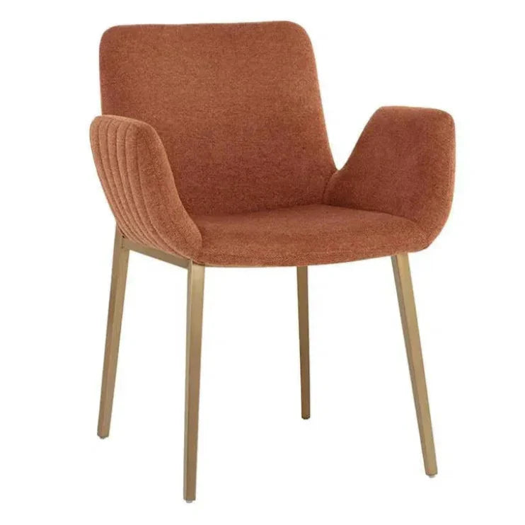 Lucano Fabric Dining Armchair - LOOMLAN - SUNPAN - Dining Chairs