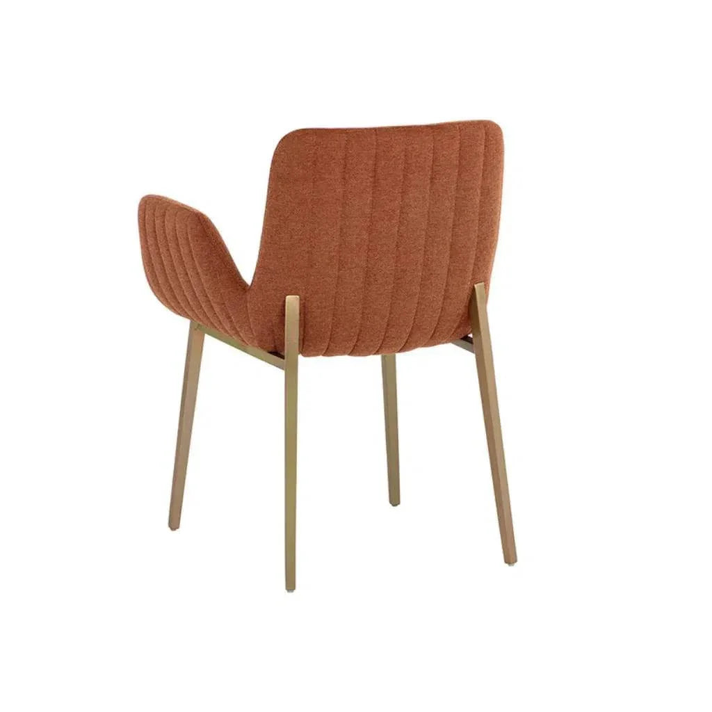 Lucano Fabric Dining Armchair - LOOMLAN - SUNPAN - Dining Chairs