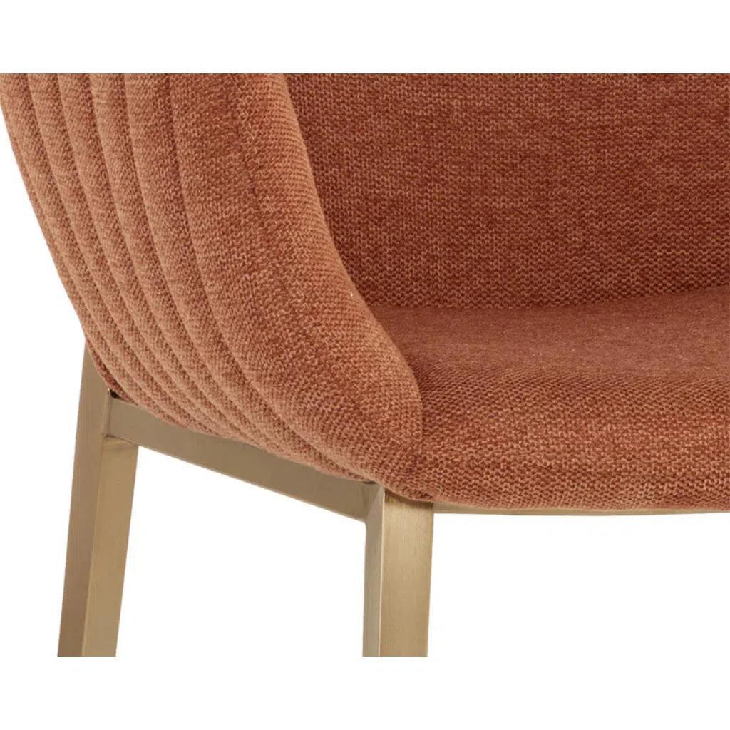 Lucano Fabric Dining Armchair - LOOMLAN - SUNPAN - Dining Chairs