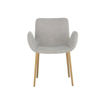 Lucano Fabric Dining Armchair - LOOMLAN - SUNPAN - Dining Chairs
